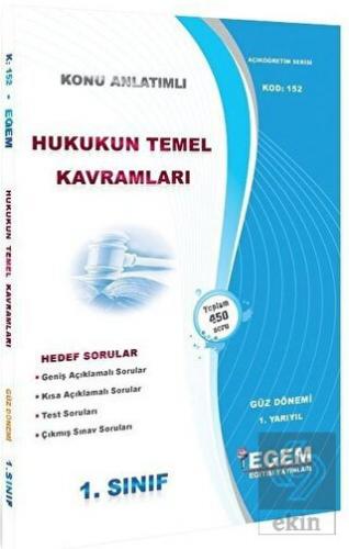 1. Sınıf 1. Yarıyıl Hukukun Temel Kavramları Konu