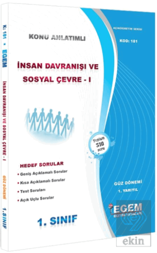 1. Sınıf 1. Yarıyıl İnsan Davranışı ve Sosyal Çevr