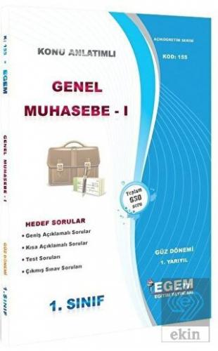 1. Sınıf 1. Yarıyıl Konu Anlatımlı Genel Muhasebe