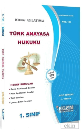 1. Sınıf 1. Yarıyıl Türk Anayasa Hukuku Konu Anlat
