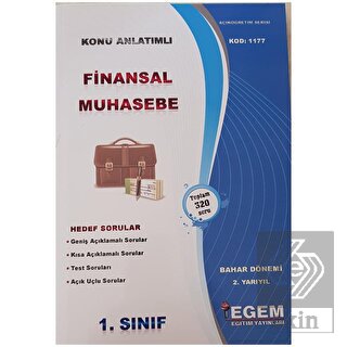 1. Sınıf 2. Yarıyıl Finansal Muhasebe Bahar Dönemi