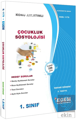 1. Sınıf 2. Yarıyıl Konu Anlatımlı Çocukluk Sosyol