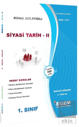 1. Sınıf 2. Yarıyıl Konu Anlatımlı Siyasi Tarih 2