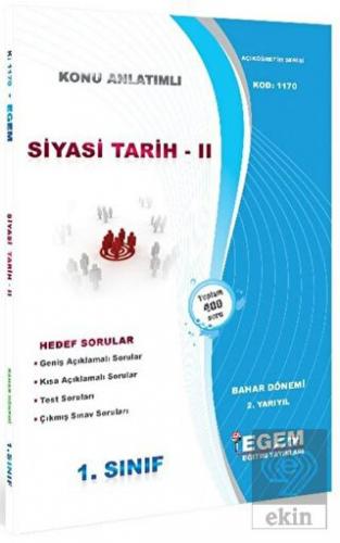 1. Sınıf 2. Yarıyıl Konu Anlatımlı Siyasi Tarih 2