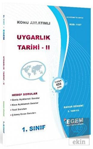 1. Sınıf 2. Yarıyıl Konu Anlatımlı Uygarlık Tarihi