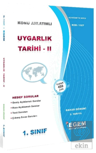 1. Sınıf 2. Yarıyıl Konu Anlatımlı Uygarlık Tarihi
