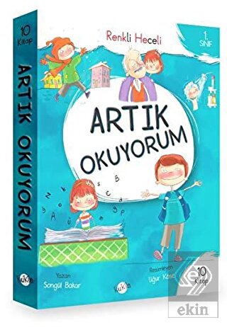 1. Sınıf - Artık Okuyorum 10 Kitap (Renkli Heceli)