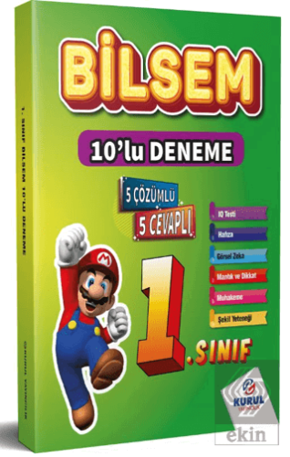 1.Sınıf Bilsem 10'lu Deneme Sınavı Seti