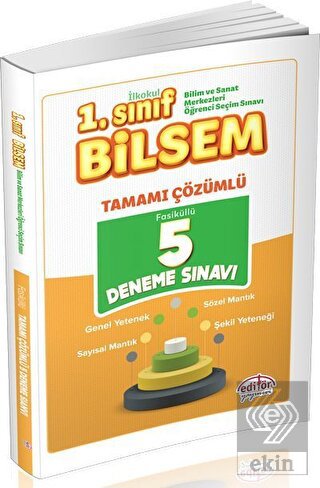 1. Sınıf Bilsem Tamamı Çözümlü 5 Deneme Sınavı