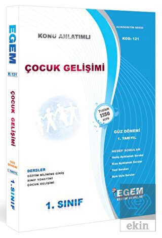1. Sınıf Çocuk Gelişimi Konu Anlatımlı Soru Bankas
