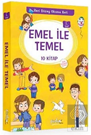 1. Sınıf Emel İle Temel Serisi (10 Kitaplık Set)