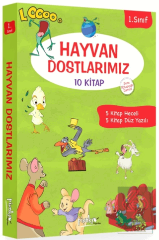 1. Sınıf Hayvan Dostlarımız Serisi (10 Kitap Takım