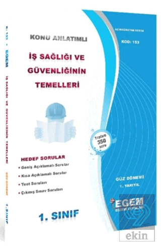 1. Sınıf İş Sağlığı Ve Güvenliğinin Temelleri Güz