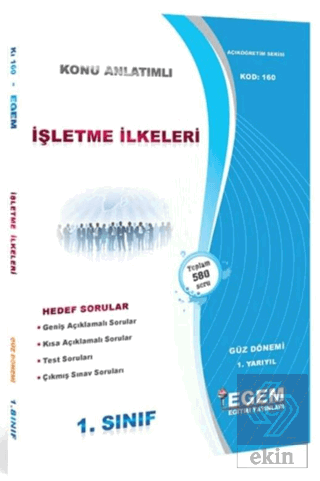 1. Sınıf İşletme İlkeleri Konu Anlatımlı Soru Bank