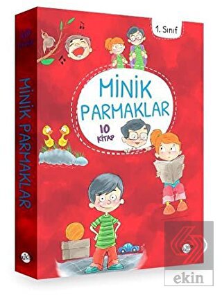 1. Sınıf - Minik Parmaklar 10 Kitap (Düz Yazı)
