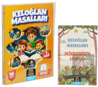 1. Sınıf Okuma Seti Keloğlan Masalları 10 Kitap + Değerlendirme Kitapç