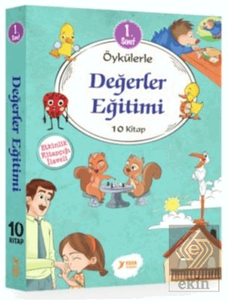 1. Sınıf Öykülerle Değerler Eğitimi Seti (10 Kitap
