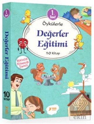 1. Sınıf Öykülerle Değerler Eğitimi Seti (10 Kitap
