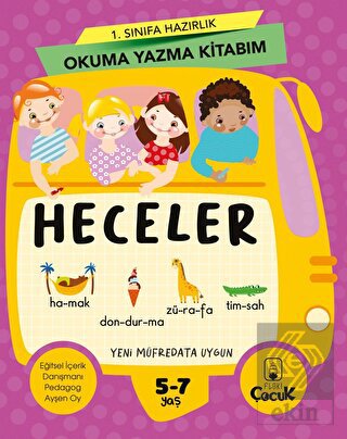 1. Sınıfa Hazırlık Okuma Yazma Kitabım Heceler