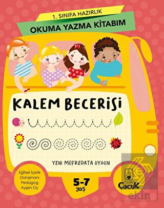 1. Sınıfa Hazırlık Okuma Yazma Kitabım Kalem Becer