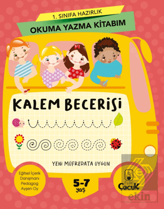 1. Sınıfa Hazırlık Okuma Yazma Kitabım Kalem Becer