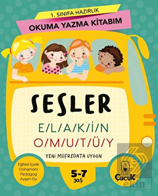 1. Sınıfa Hazırlık Okuma Yazma Kitabım Sesler