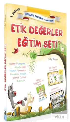 1. Sınıflar Etik Değerler Eğitim Seti (10 Kitap+HD