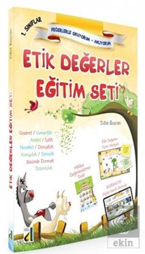 1. Sınıflar Etik Değerler Eğitim Seti (10 Kitap+HD