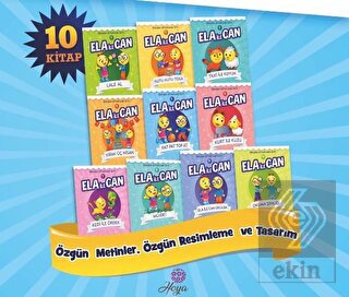1. Sınıflar için Ela ile Can Serisi (10 Kitap Takı