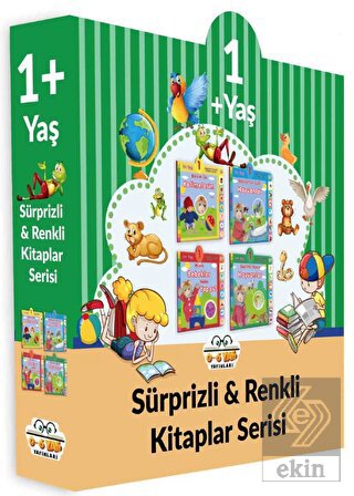 1+ Yaş Sürprizli ve Renkli Kitaplar Serisi (4 Kita