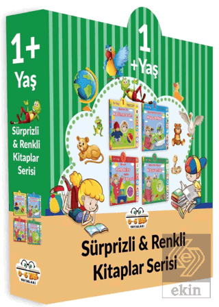 1+ Yaş Sürprizli ve Renkli Kitaplar Serisi (4 Kita