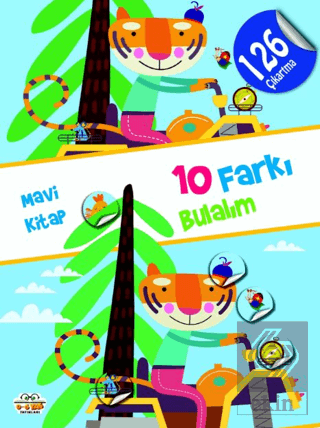 10 Farkı Bulalım - Mavi Kitap