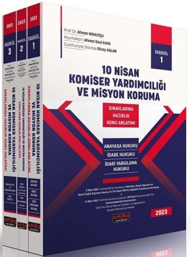 10 Nisan Komiser Yardımcılığı ve Misyon Koruma - 3 Kitap Takım