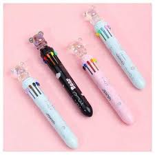 10 RENKLİ TÜKENMEZ KALEM