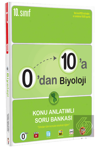 10. Sınıf 0 dan 10 a Biyoloji Konu Anlatımlı Soru