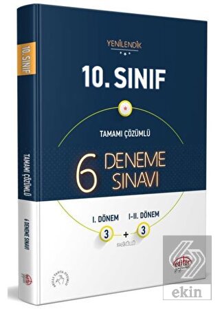 10. Sınıf 6 Fasiküllü Deneme Sınavı
