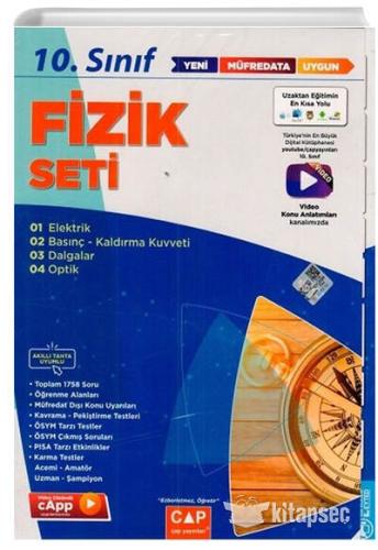 10.Sınıf Anadolu Lisesi Fizik Seti Çap Yayınları