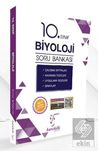 10.Sınıf Biyoloji Soru Bankası Video Çözümlü