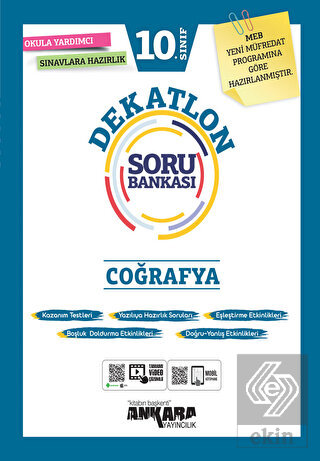 10. Sınıf Coğrafya Dekatlon Soru Bankası