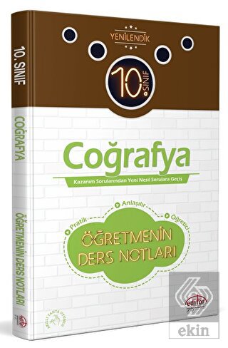10. Sınıf Coğrafya Öğretmenin Ders Notları