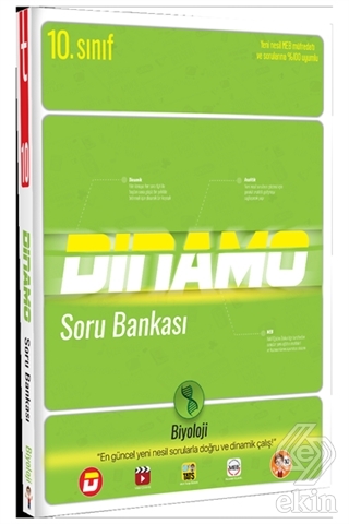 10.Sınıf Dinamo Biyoloji Soru Bankası Tonguç Yayınları