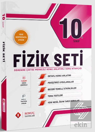10.Sınıf Fizik Modüler Set 2025 - 2026