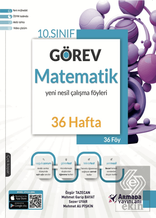 10. Sınıf Görev Matematik 36 Hafta Yeni Nesil Çalışma Föyleri