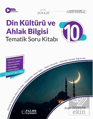 10. Sınıf Joker Din Kültürü ve Ahlak Bilgisi Tematik Soru Kitabı
