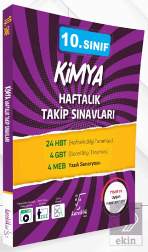 10. Sınıf Kimya Haftalık Takip Sınavları