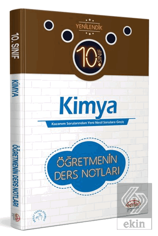 10. Sınıf Kimya Öğretmenin Ders Notları