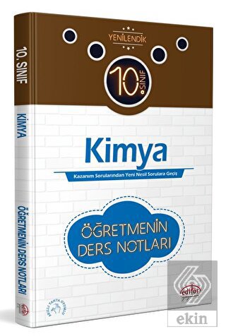 10. Sınıf Kimya Öğretmenin Ders Notları