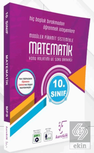 10. Sınıf Matematik Konu Anlatımı ve Soru Bankası Kolektif Karekök Yay