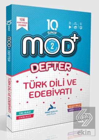 10. Sınıf Mod Türk Dili ve Edebiyatı Konu Anlatımlı Defter