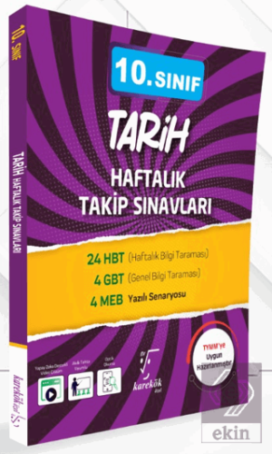 10. Sınıf Tarih Haftalık Takip Sınavları